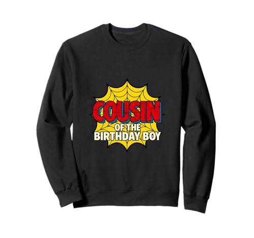 Kinder Cousin des Geburtstags Junge Spinne Mottoparty Matching Sweatshirt von Matching Family Birthday Spider Web Party Gifts