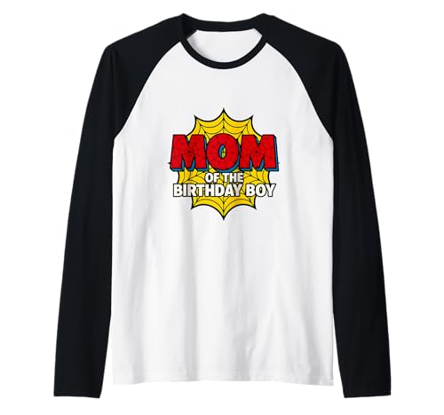 Kinder Mutter des Geburtstags Junge Spinne Mottoparty Matching Raglan von Matching Family Birthday Spider Web Party Gifts