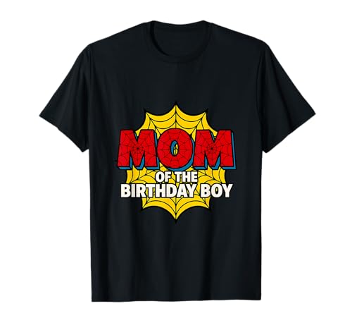 Kinder Mutter des Geburtstags Junge Spinne Mottoparty Matching T-Shirt von Matching Family Birthday Spider Web Party Gifts