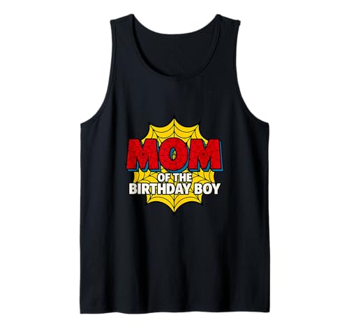 Kinder Mutter des Geburtstags Junge Spinne Mottoparty Matching Tank Top von Matching Family Birthday Spider Web Party Gifts