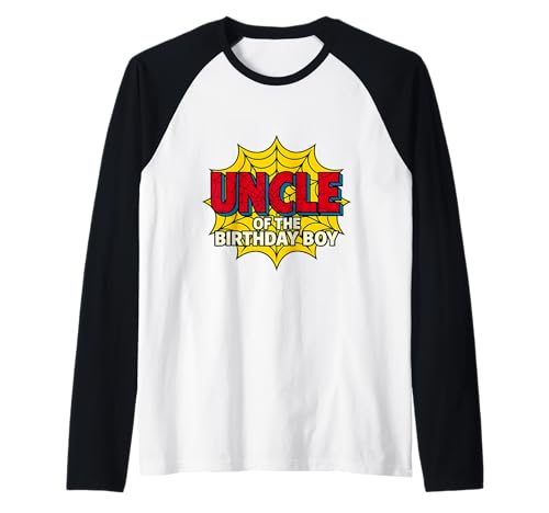 Kinder Onkel des Geburtstags Junge Spinne Mottoparty Matching Raglan von Matching Family Birthday Spider Web Party Gifts