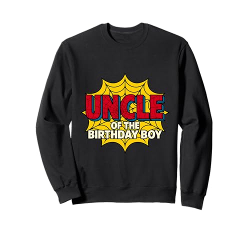 Kinder Onkel des Geburtstags Junge Spinne Mottoparty Matching Sweatshirt von Matching Family Birthday Spider Web Party Gifts