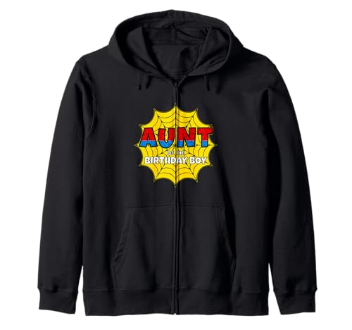 Kinder Tante des Geburtstags Junge Spinne Mottoparty Matching Kapuzenjacke von Matching Family Birthday Spider Web Party Gifts