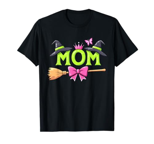 Mutter des Geburtstags Mädchen Hexe Familie Party Dekorationen T-Shirt von Matching Family Birthday Witch Decor