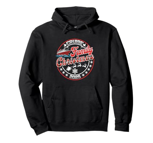 Familien-Weihnachtskreuzfahrt 2025 Passende Familie Herren Damen Kinder Pullover Hoodie von Matching Family Christmas Cruise Santa