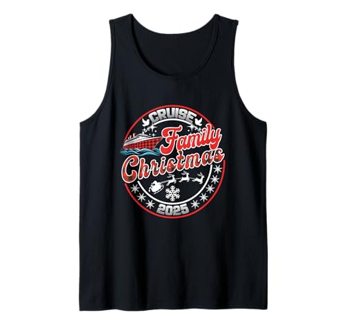 Familien-Weihnachtskreuzfahrt 2025 Passende Familie Herren Damen Kinder Tank Top Familien-Weihnachtskreuzfahrt 2025 Passende Familie Herren Damen Kinder Tank Top von Matching Family Christmas Cruise Santa