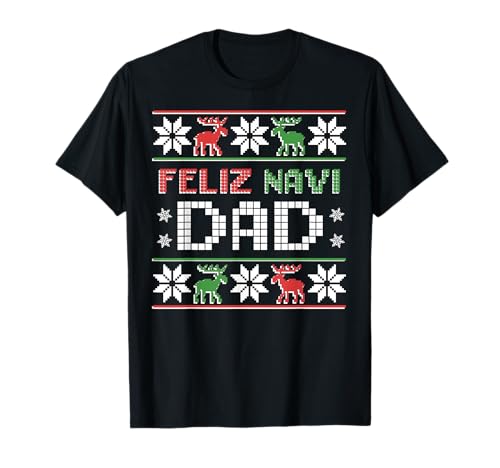 Navi Dad Herren Feliz Navidad Weihnachten Shirt Passende Vater Geschenk T-Shirt Navi Dad Herren Feliz Navidad Weihnachten Shirt Passende Vater Geschenk T-Shirt von Matching Family Christmas Shirt Gifts
