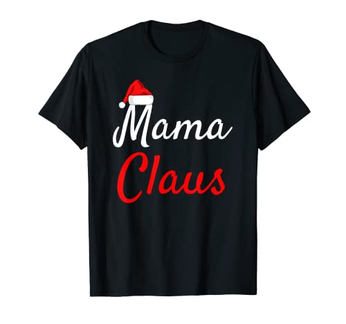 Mama Claus Shirt Papa Claus Baby Claus Mama Claus Weihnachten T-Shirt von Matching Family Christmas Shirts-Santa Claus Shirt