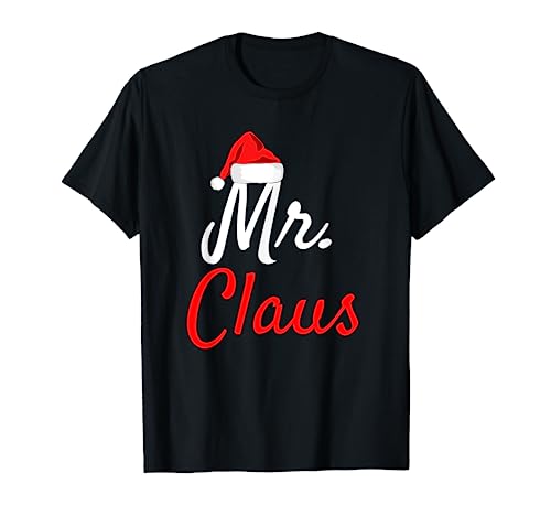 Mr Claus Shirt - Daddy Claus Baby Claus Mama Claus Weihnachten T-Shirt von Matching Family Christmas Shirts-Santa Claus Shirt