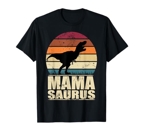 Mamasaurus Mama Dinosaurier Mama Saurus Rex Mom Dino T-Shirt von Matching Family Mama Gifts