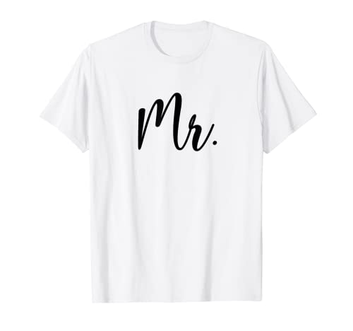 Herren Mr. and Mrs. Partnergeschenk für Ehefrau, Ehefrau T-Shirt von Matching Mr. and Mrs. Couple Gifts by Art Like Wow
