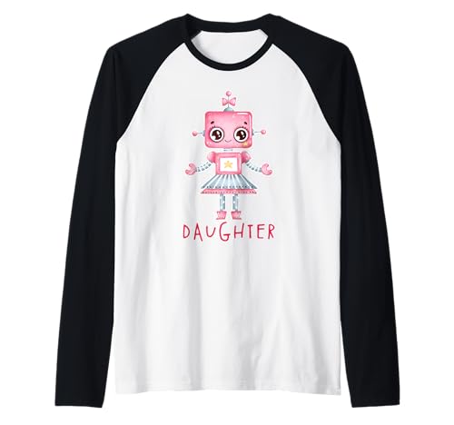 Passende Familie Robo Papa Mama Sohn Tochter Bruder Schwester Raglan Passende Familie Robo Papa Mama Sohn Tochter Bruder Schwester Raglan von Matching Robotic Family Robo Girl Little Robot Bot