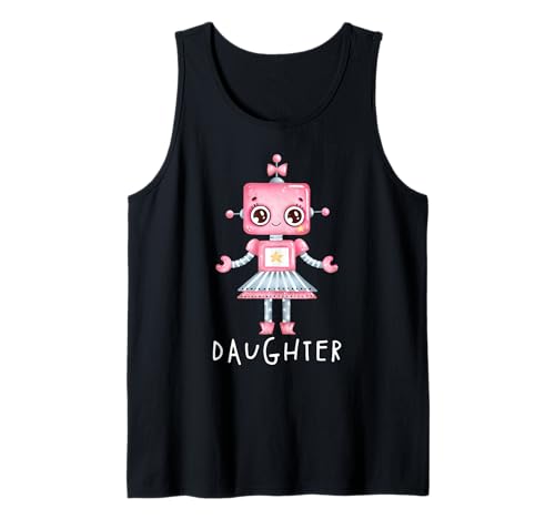 Passende Familie Robo Papa Mama Sohn Tochter Bruder Schwester Tank Top Passende Familie Robo Papa Mama Sohn Tochter Bruder Schwester Tank Top von Matching Robotic Family Robo Girl Little Robot Bot