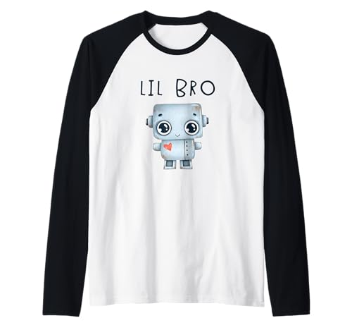 Passender Familienrobo-Dad Mama Big Sis Lil Sis Big Bro Lil Bro Raglan Passender Familienrobo-Dad Mama Big Sis Lil Sis Big Bro Lil Bro Raglan von Matching Robotic Family Robo Girl Little Robot Bot