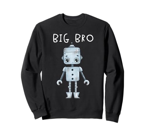 Passender Familienrobo-Dad Mama Big Sis Lil Sis Big Bro Lil Bro Sweatshirt von Matching Robotic Family Robo Girl Little Robot Bot