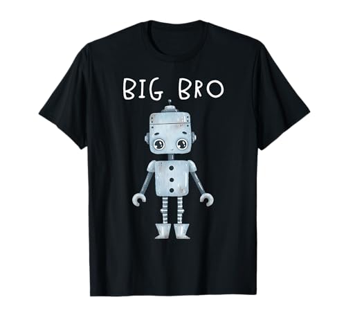 Passender Familienrobo-Dad Mama Big Sis Lil Sis Big Bro Lil Bro T-Shirt von Matching Robotic Family Robo Girl Little Robot Bot
