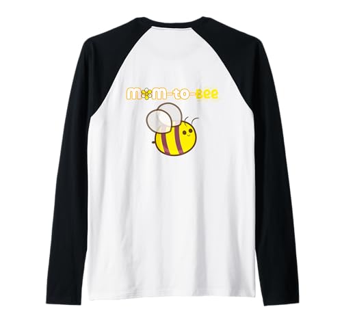 Werdende Mama Wird zur werdenden Mutter befördert Art ON Back Raglan von Matching Top BEE Family Pajama Est. 2026