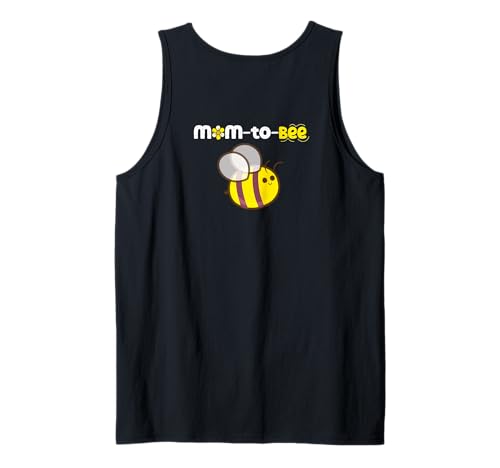Werdende Mama Wird zur werdenden Mutter befördert Art ON Back Tank Top von Matching Top BEE Family Pajama Est. 2026