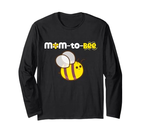 Werdende Mama Wird zur werdenden Mutter befördert Zukünftige Mama Langarmshirt von Matching Top BEE Family Pajama Est. 2026