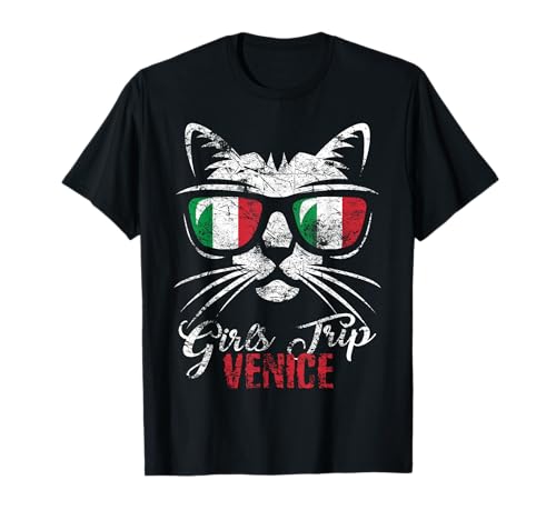 Mädchen Reise Venedig Italien Vintage Passende Italienische Urlaub T-Shirt Mädchen Reise Venedig Italien Vintage Passende Italienische Urlaub T-Shirt von Matching Venice Girls Trip Italy Co