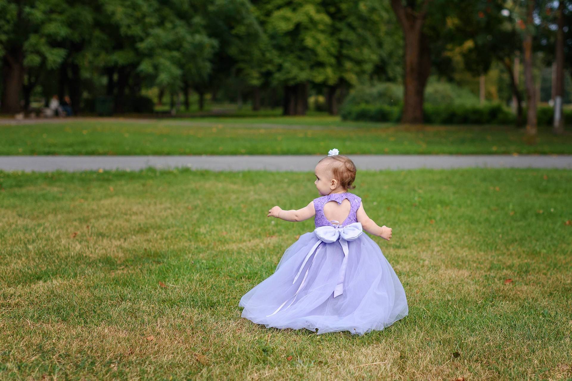 1. Geburtstag Mädchen Outfit, Blumenmädchen Kleid, Baby-Blumen-Mädchen-Kleid, Baby Tutu Kleid Spitze, Spitzenkleid, Prinzessin von MatchingLook