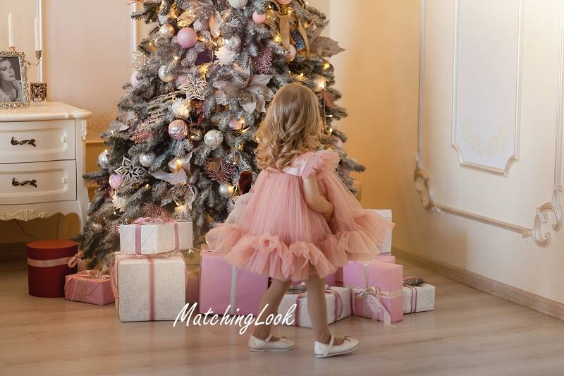 Baby-Mädchen-Tüllkleid, Besonderer Anlass, Blumenmädchenkleid, Errötendes Kleinkindkleid, Prinzessin Tutu-Kleid, Kinder - Und Babykleidung, 1 von MatchingLook