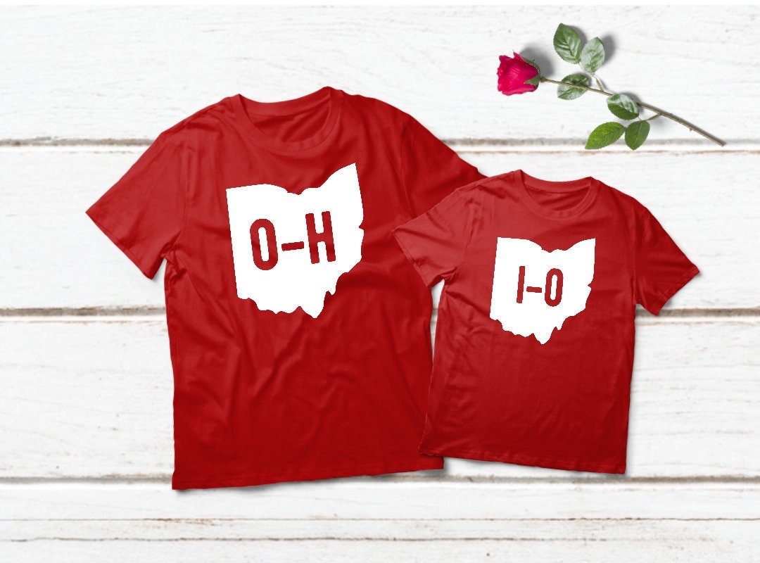Ohio State Shirts Vater Sohn Passendes Outfit Oh Home Geschenk Daddy Und Ich von Matchizz