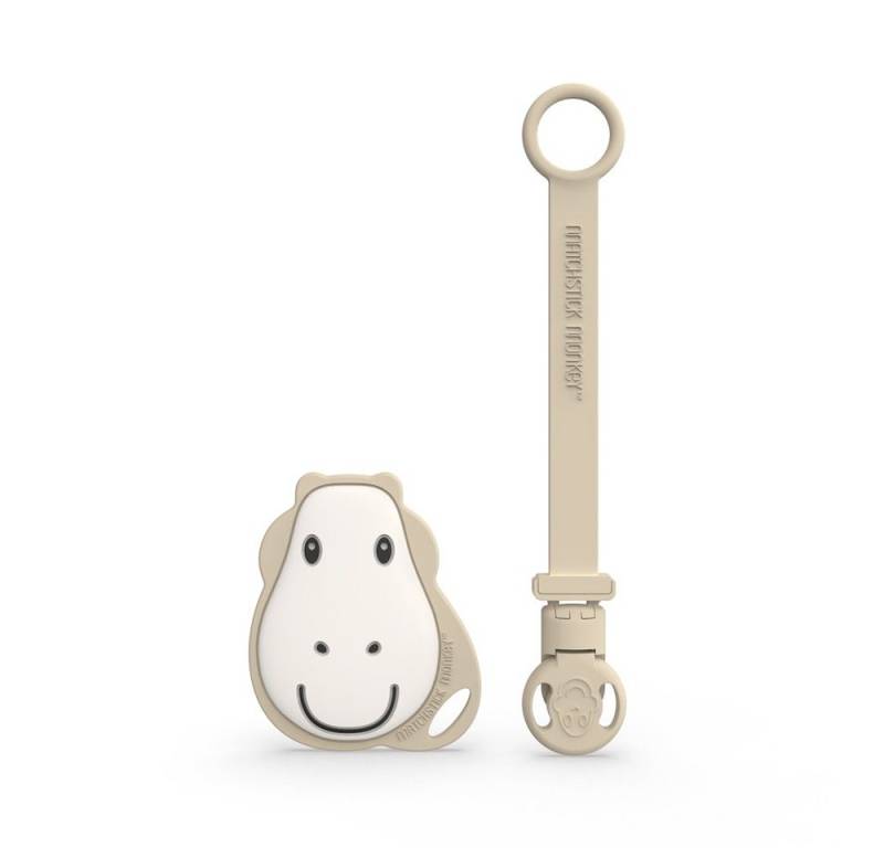 Matchstick Monkey Beißring Matchstick Monkey Geschenkset Schnullerclip & flacher Beißring, Befestigen Sie Ihren Beißring einfach am Schnullerclip von Matchstick Monkey
