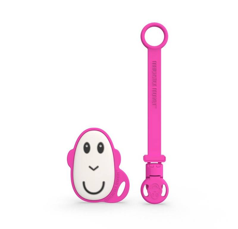 Matchstick Monkey Beißring Matchstick Monkey Geschenkset Schnullerclip & flacher Beißring, Befestigen Sie Ihren Beißring einfach am Schnullerclip von Matchstick Monkey