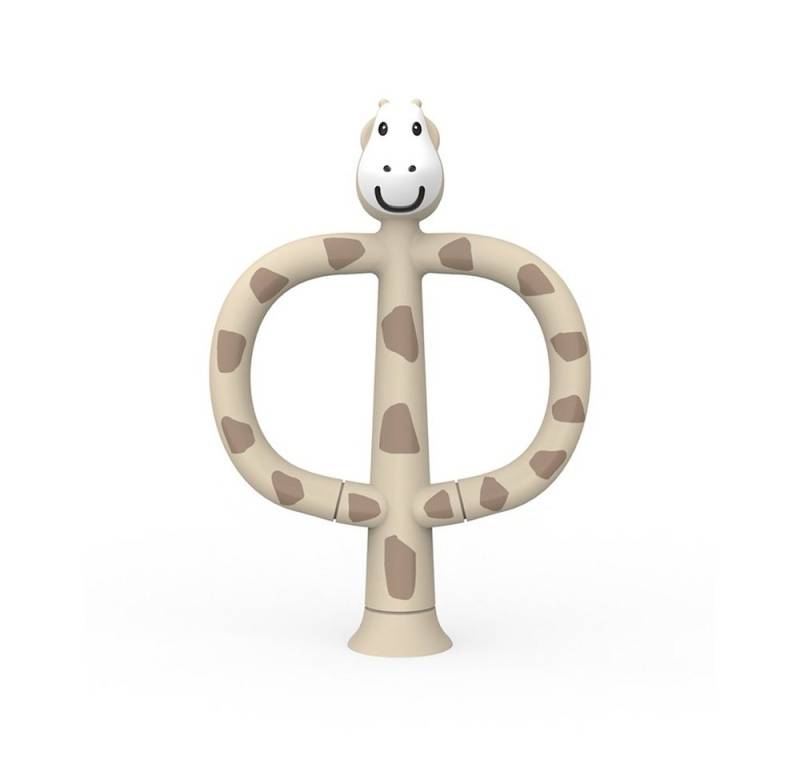 Matchstick Monkey Lernzahnbürste Matchstick Monkey Training Zahnbürste Zahnungshilfe Gigi Giraffe, fördert selbstständiges Zähneputzen flexiblen Armen weichen Borsten von Matchstick Monkey