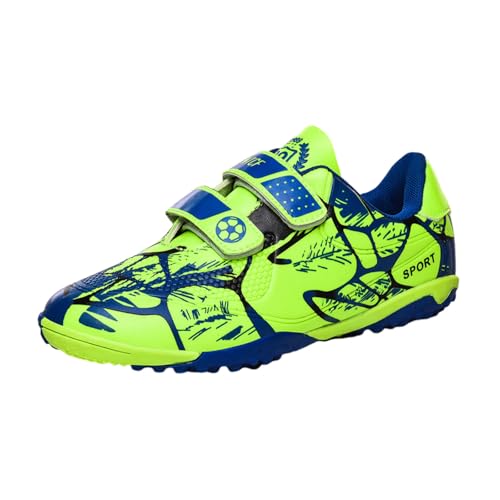 Mateju AG/TF Fußballschuhe Junge Mädchen, Fussballschuhe für Kinder Heranwachsende Leicht Trainingsschuhe Haken und Schlaufe Football Schuhe Synthetisches Leder Fußball Sportschuhe von Mateju