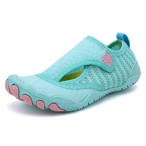 Mateju Badeschuhe Barfussschuhe Damen Herren Velcro Strandschuhe Sommer Wasserschuhe Segelschuhe Aquaschuhe Schnell Trocknend Schwimmschuhe Surfschuhe Leichte rutschfeste von Mateju