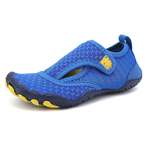 Mateju Badeschuhe Barfussschuhe Damen Herren Velcro Strandschuhe Sommer Wasserschuhe Segelschuhe Aquaschuhe Schnell Trocknend Schwimmschuhe Surfschuhe Leichte rutschfeste von Mateju