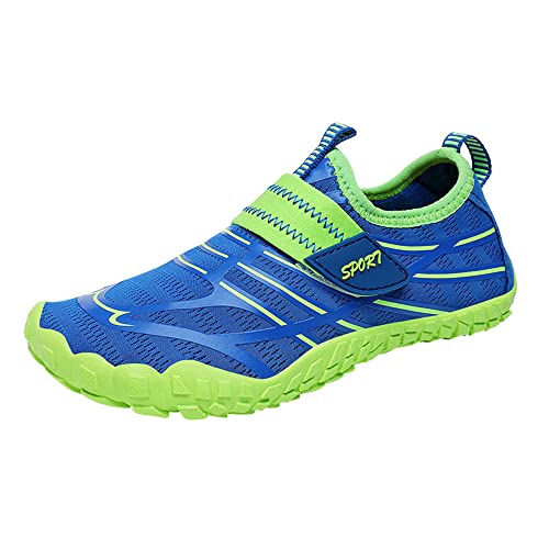 Mateju Kinder Badeschuhe, Mädchen Jungen Barfußschuhe Aquaschuhe Schwimmschuhe Wasserschuhe rutschfeste Schnell Trocknend Leichte Kinder Atmungsaktive Strandschuhe für Beach Pool von Mateju