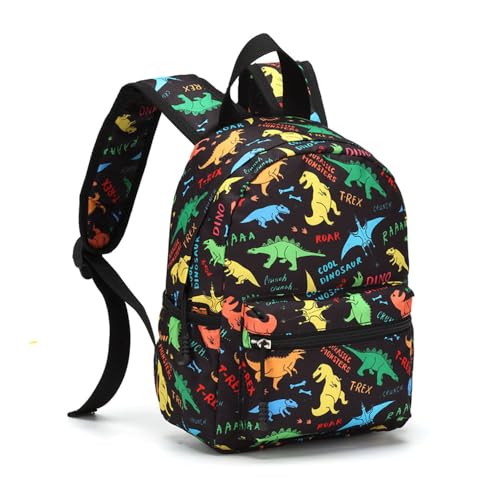 Mateju Schulrucksack, Rucksack Damen Herren, Schulrucksack Teenager, Leichtgewicht Rucksack Kinder, Kindergarten KarikaturDruck Schulrucksack (Dinosaurier 2) von Mateju