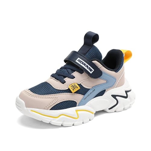 Mateju Turnschuhe Jungen Mädchen Hallenschuhe Kinder Sportschuhe Hallenturnschuhe Sneaker Kinderschuhe Atmungsaktiv Masche Freizeitschuhe Leicht Outdoor Laufschuhe von Mateju