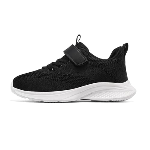 Mateju Turnschuhe Jungen Mädchen Hallenschuhe Kinder Sportschuhe Hallenturnschuhe Sneaker Kinderschuhe Mesh Atmungsaktiv Tennisschuhe Freizeitschuhe Leicht Outdoor Laufschuhe, 3 Farben von Mateju