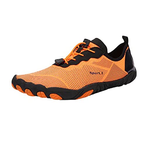 Mateju Unisex Badeschuhe Damen Herren Klassisch Strandschuhe Sommer Wasserschuhe Aquaschuhe Schnell Trocknend Schwimmschuhe Surfschuhe Leichte rutschfeste Fitnessschuhe Barfußschuhe von Mateju