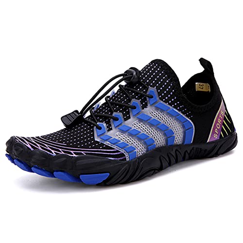 Mateju Unisex Badeschuhe Damen Herren Strandschuhe Sommer Wasserschuhe Aquaschuhe Schnell Trocknend Schwimmschuhe Surfschuhe Leichte rutschfeste Fitnessschuhe Barfußschuhe von Mateju