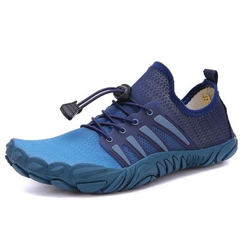 Mateju Unisex Badeschuhe Damen Herren Strandschuhe Sommer Wasserschuhe Aquaschuhe Schnell Trocknend Schwimmschuhe Surfschuhe Leichte rutschfeste Fitnessschuhe Barfußschuhe von Mateju