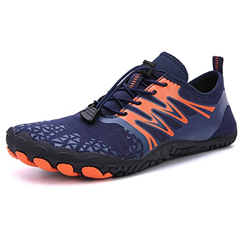 Mateju Unisex Badeschuhe Damen Herren Strandschuhe Sommer Wasserschuhe Aquaschuhe Schnell Trocknend Schwimmschuhe Surfschuhe Leichte rutschfeste Fitnessschuhe Barfußschuhe von Mateju