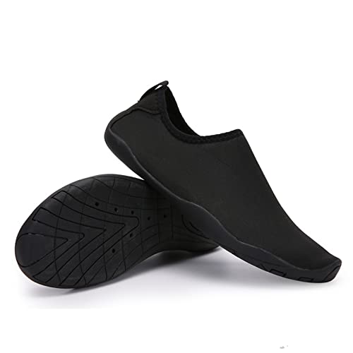 Mateju Unisex Badeschuhe Damen Herren Strandschuhe Sommer Wasserschuhe Aquaschuhe Schnell Trocknend Schwimmschuhe Surfschuhe Leichte rutschfeste Fitnessschuhe Barfußschuhe von Mateju