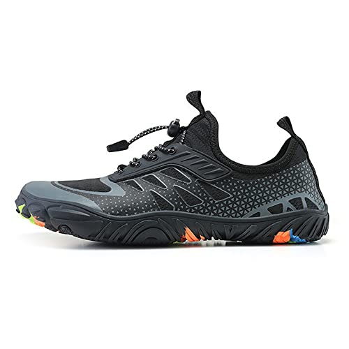 Mateju Unisex Badeschuhe Damen Herren Tarnung Strandschuhe Sommer Wasserschuhe Aquaschuhe Schnell Trocknend Schwimmschuhe Surfschuhe mit Schnürsenkeln rutschfeste Fitnessschuhe Barfußschuhe von Mateju