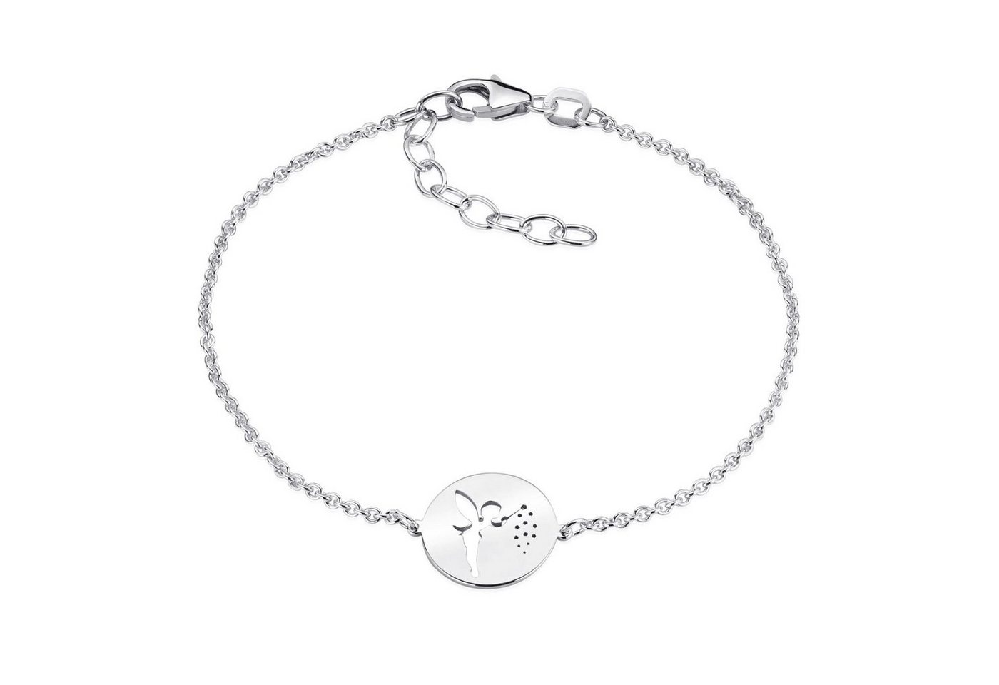 Materia Armband Damen Mädchen Silber Fee / Elfe SA-98, 925 Sterling Silber, rhodiniert von Materia