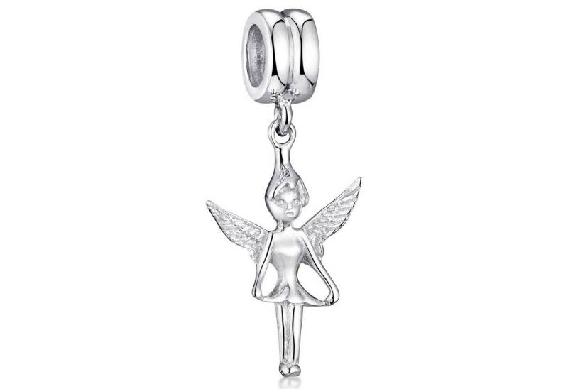 Materia Bead Dangle Element Fee Elfe mit Flügeln 514, 925 Sterling Silber von Materia