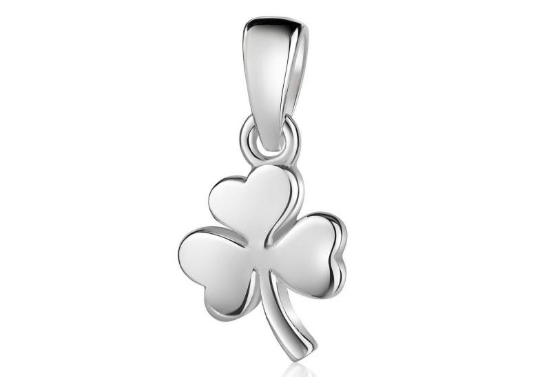 Materia Kettenanhänger Damen Mädchen Silber Kleeblatt dreiblättrig KA-480, 925 Sterling Silber Materia Kettenanhänger Damen Mädchen Silber Kleeblatt dreiblättrig KA-480, 925 Sterling Silber von Materia