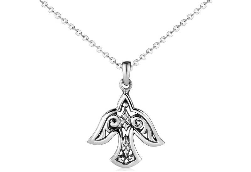 Materia Kettenanhänger Herren Silber Vogel / Adler Ornamente antik KA-485, 925 Sterling Silber, oxidiert Materia Kettenanhänger Herren Silber Vogel / Adler Ornamente antik KA-485, 925 Sterling Silber, oxidiert von Materia
