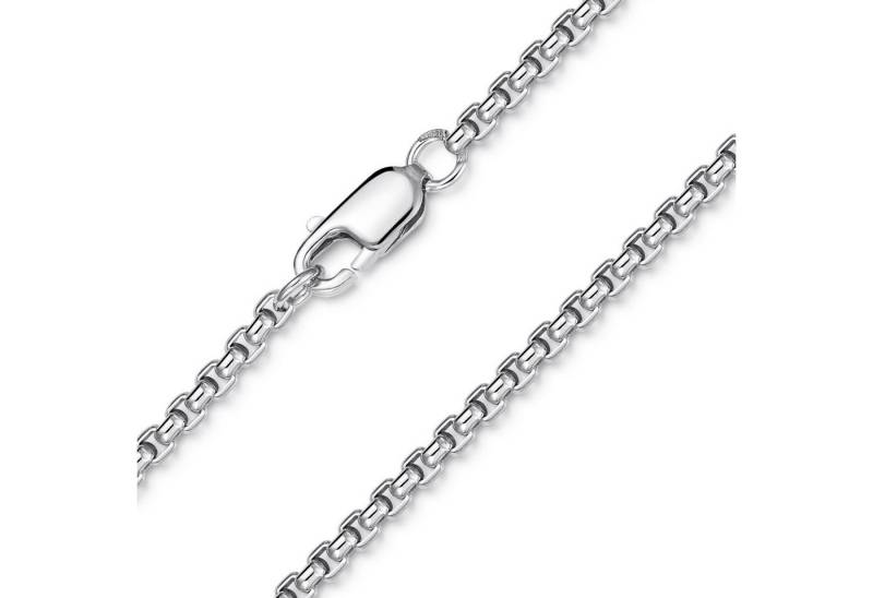 Materia Silberkette Damen Silber Venezianerkette rund gedrückt 40-70cm K49, 925 Sterling Silber Materia Silberkette Damen Silber Venezianerkette rund gedrückt 40-70cm K49, 925 Sterling Silber von Materia