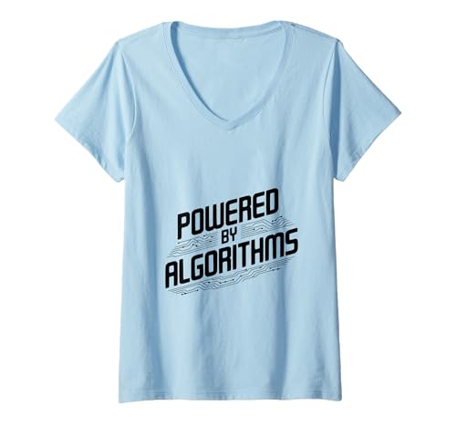 Damen Bereitgestellt von Algorithms Math Nerd Funny T-Shirt mit V-Ausschnitt Damen Bereitgestellt von Algorithms Math Nerd Funny T-Shirt mit V-Ausschnitt von Math Enthusiasts United Apparel and Accessories