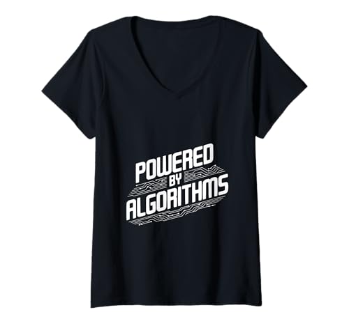 Damen Bereitgestellt von Algorithms Math Nerd Funny T-Shirt mit V-Ausschnitt Damen Bereitgestellt von Algorithms Math Nerd Funny T-Shirt mit V-Ausschnitt von Math Enthusiasts United Apparel and Accessories